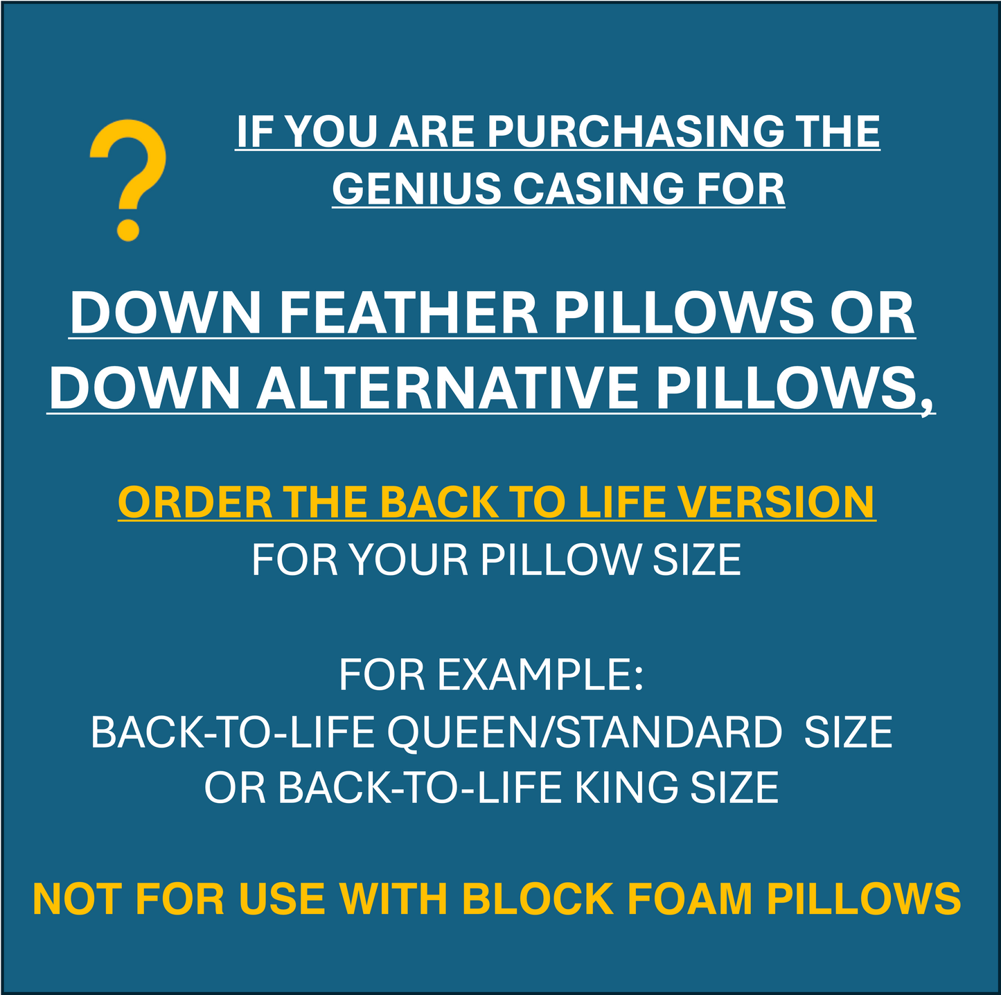 PillowWare™ Genius by SleepPower™: Pillow Height Adjusting Casing